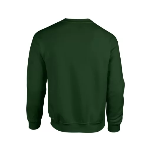 Kereknyakú körkötött pulóver, Gildan GI18000, Forest Green-3XL