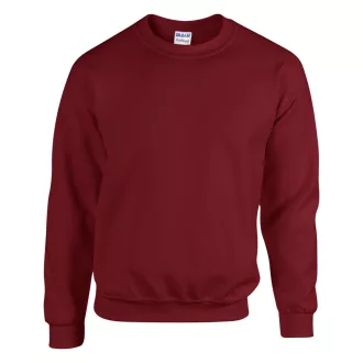 Kereknyakú körkötött pulóver, Gildan GI18000, Garnet-S