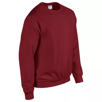 Kereknyakú körkötött pulóver, Gildan GI18000, Garnet-S