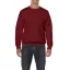 Kereknyakú körkötött pulóver, Gildan GI18000, Garnet-XL