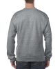 Kereknyakú körkötött pulóver, Gildan GI18000, Graphite Heather-S