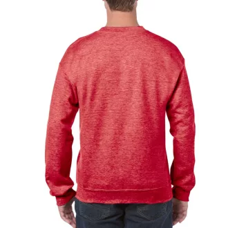   Kereknyakú körkötött pulóver, Gildan GI18000, Heather Sport Scarlet Red-XL