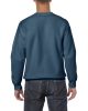Kereknyakú körkötött pulóver, Gildan GI18000, Indigo Blue-XL