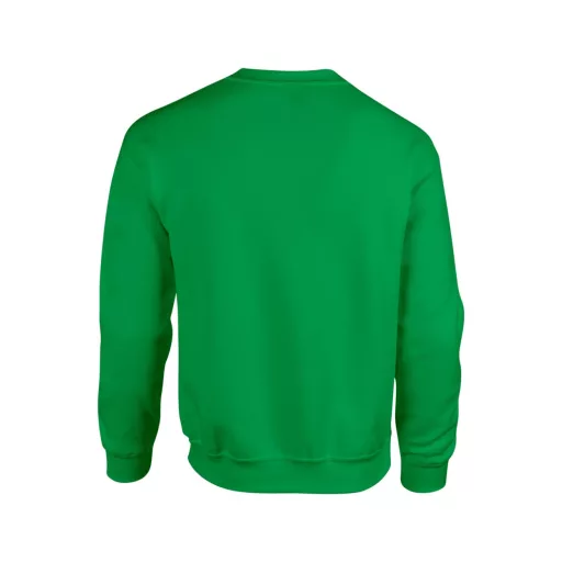 Kereknyakú körkötött pulóver, Gildan GI18000, Irish Green-S