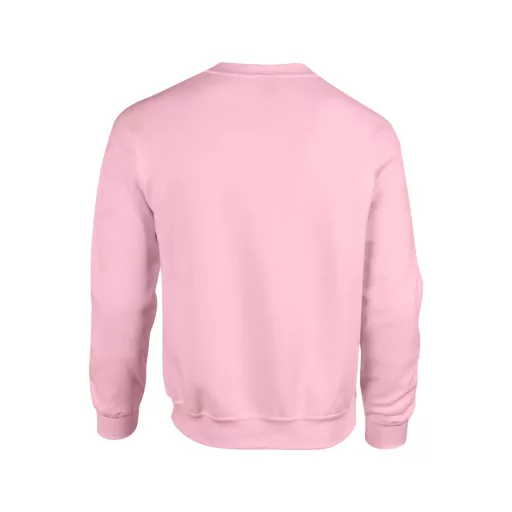 Kereknyakú körkötött pulóver, Gildan GI18000, Light Pink-S