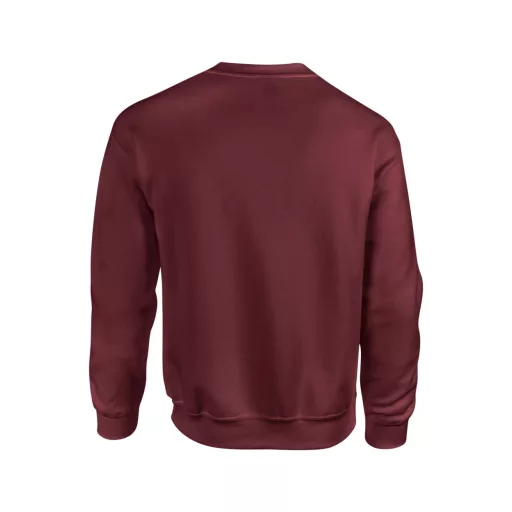 Kereknyakú körkötött pulóver, Gildan GI18000, Maroon-XL