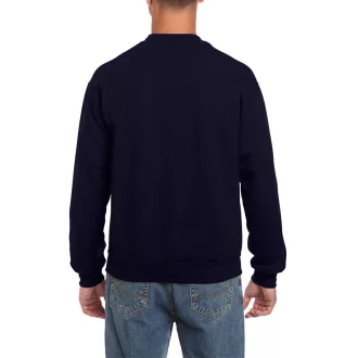 Kereknyakú körkötött pulóver, Gildan GI18000, Navy-2XL