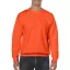 Kereknyakú körkötött pulóver, Gildan GI18000, Orange-2XL