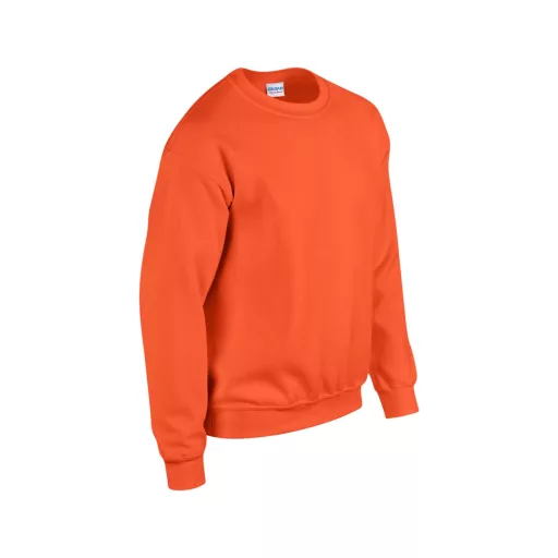 Kereknyakú körkötött pulóver, Gildan GI18000, Orange-3XL