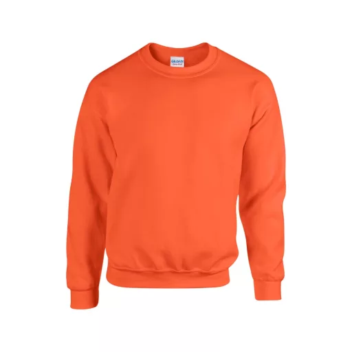 Kereknyakú körkötött pulóver, Gildan GI18000, Orange-4XL
