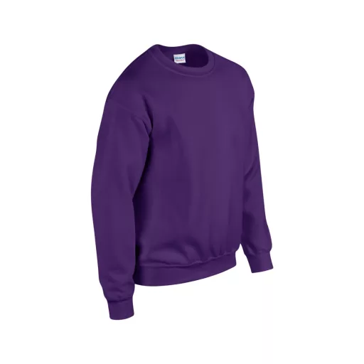 Kereknyakú körkötött pulóver, Gildan GI18000, Purple-2XL