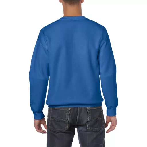 Kereknyakú körkötött pulóver, Gildan GI18000, Royal-5XL