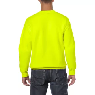   Kereknyakú körkötött pulóver, Gildan GI18000, Safety Green-2XL