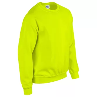   Kereknyakú körkötött pulóver, Gildan GI18000, Safety Green-2XL