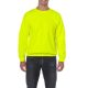 Kereknyakú körkötött pulóver, Gildan GI18000, Safety Green-3XL
