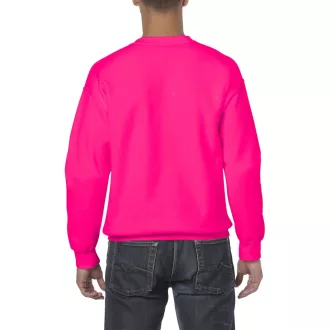   Kereknyakú körkötött pulóver, Gildan GI18000, Safety Pink-S