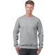 Kereknyakú körkötött pulóver, Gildan GI18000, Sport Grey-4XL
