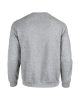 Kereknyakú körkötött pulóver, Gildan GI18000, Sport Grey-4XL