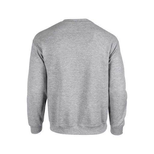 Kereknyakú körkötött pulóver, Gildan GI18000, Sport Grey-5XL