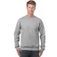 Kereknyakú körkötött pulóver, Gildan GI18000, Sport Grey-S