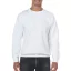 Kereknyakú körkötött pulóver, Gildan GI18000, White-2XL
