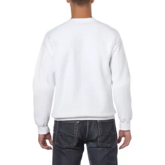 Kereknyakú körkötött pulóver, Gildan GI18000, White-2XL