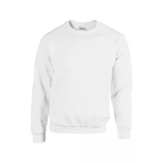 Kereknyakú körkötött pulóver, Gildan GI18000, White-2XL