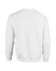 Kereknyakú körkötött pulóver, Gildan GI18000, White-3XL