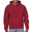 Kenguru zsebes kapucnis pulóver, Gildan GI18500, Antique Cherry Red-2XL