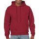 Kenguru zsebes kapucnis pulóver, Gildan GI18500, Antique Cherry Red-4XL