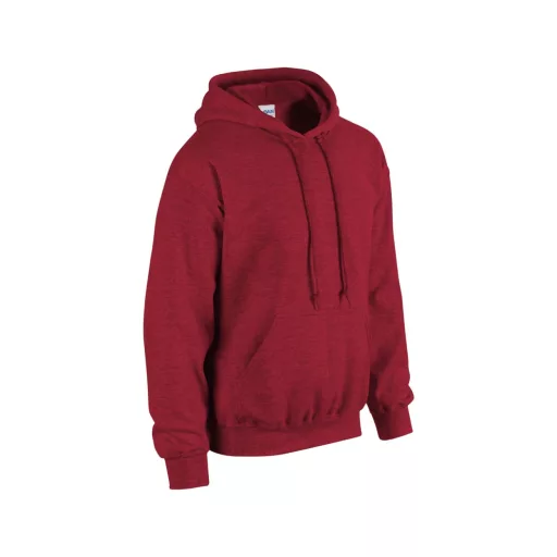 Kenguru zsebes kapucnis pulóver, Gildan GI18500, Antique Cherry Red-XL