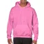 Kenguru zsebes kapucnis pulóver, Gildan GI18500, Azalea-S