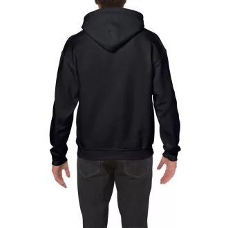 Kenguru zsebes kapucnis pulóver, Gildan GI18500, Black-2XL