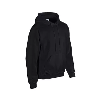 Kenguru zsebes kapucnis pulóver, Gildan GI18500, Black-2XL