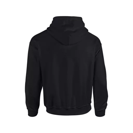 Kenguru zsebes kapucnis pulóver, Gildan GI18500, Black-S