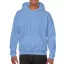 Kenguru zsebes kapucnis pulóver, Gildan GI18500, Carolina Blue-S