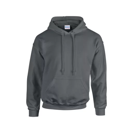 Kenguru zsebes kapucnis pulóver, Gildan GI18500, Charcoal-S