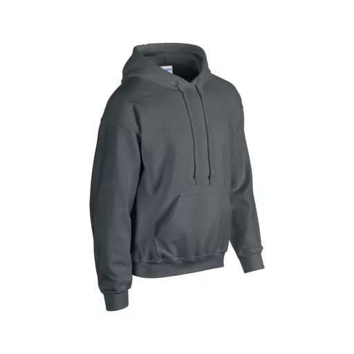 Kenguru zsebes kapucnis pulóver, Gildan GI18500, Charcoal-S