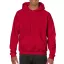 Kenguru zsebes kapucnis pulóver, Gildan GI18500, Cherry Red-2XL