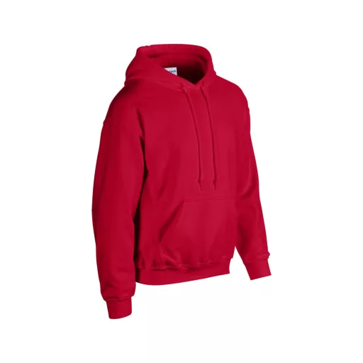 Kenguru zsebes kapucnis pulóver, Gildan GI18500, Cherry Red-2XL