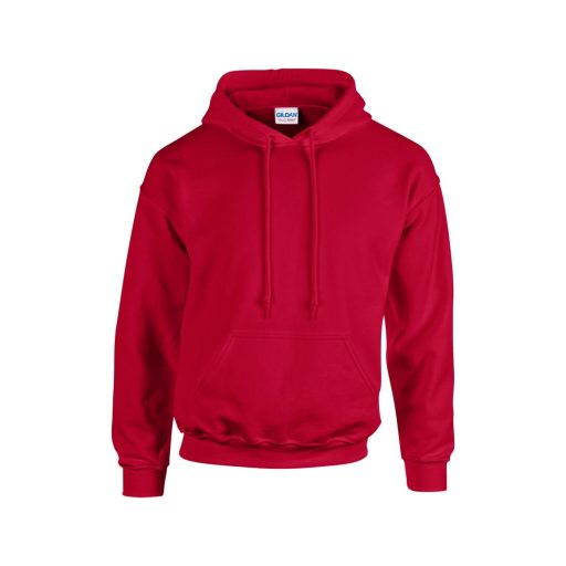 Kenguru zsebes kapucnis pulóver, Gildan GI18500, Cherry Red-3XL