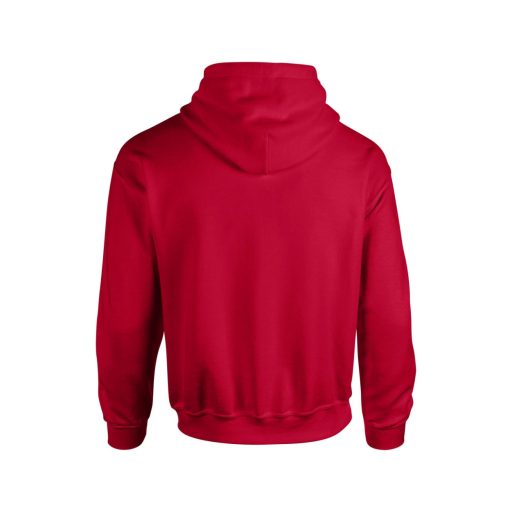 Kenguru zsebes kapucnis pulóver, Gildan GI18500, Cherry Red-M