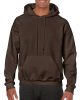 Kenguru zsebes kapucnis pulóver, Gildan GI18500, Dark Chocolate-2XL