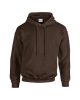 Kenguru zsebes kapucnis pulóver, Gildan GI18500, Dark Chocolate-2XL