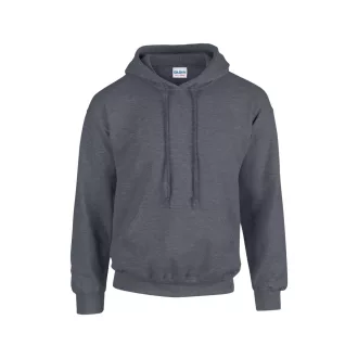   Kenguru zsebes kapucnis pulóver, Gildan GI18500, Dark Heather-2XL