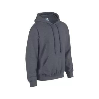   Kenguru zsebes kapucnis pulóver, Gildan GI18500, Dark Heather-2XL