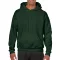 Kenguru zsebes kapucnis pulóver, Gildan GI18500, Forest Green-M