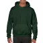 Kenguru zsebes kapucnis pulóver, Gildan GI18500, Forest Green-S
