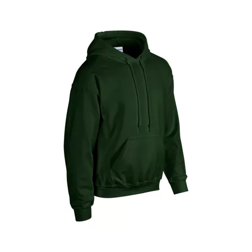 Kenguru zsebes kapucnis pulóver, Gildan GI18500, Forest Green-S