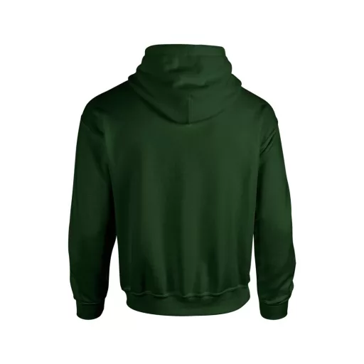 Kenguru zsebes kapucnis pulóver, Gildan GI18500, Forest Green-S